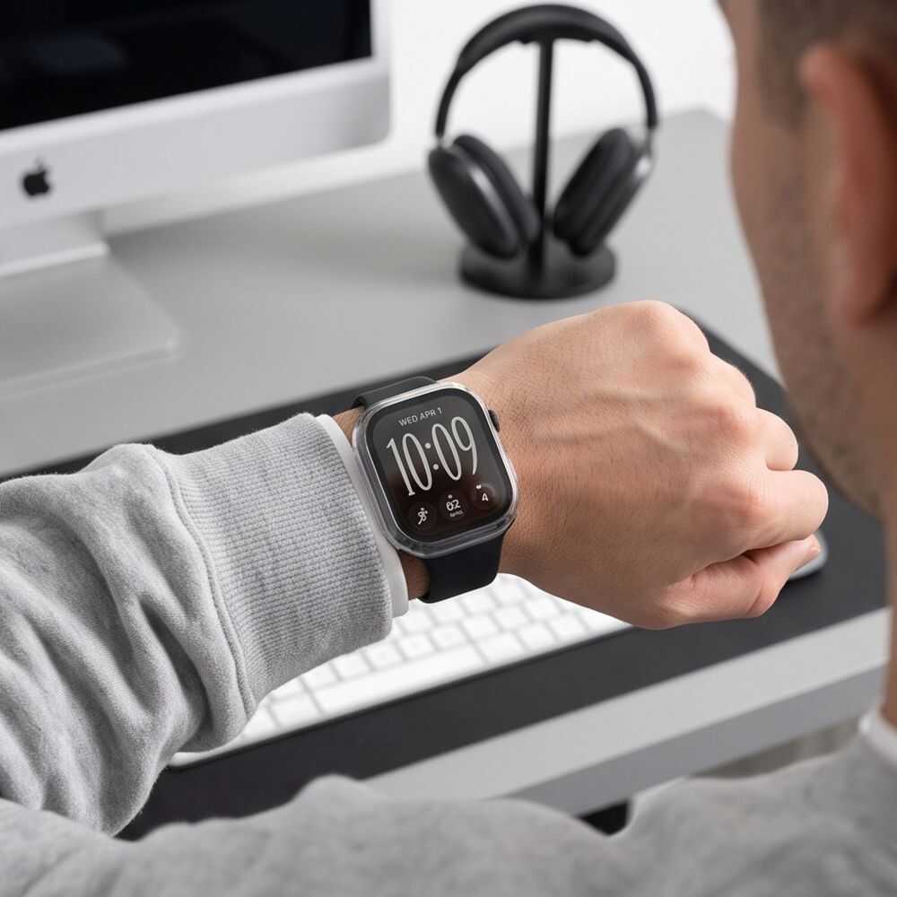 Tech-protect Defense 2-pack Apple Watch 12 (46 Mm) Black & Clear Tech-protect Defense 2-pack Apple Watch 12 (46 Mm) Black & Clear - Image 11
