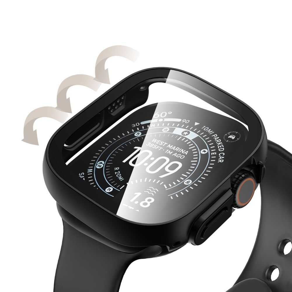 Tech-protect Defense 2-pack Apple Watch Ultra 1 / 2 / 3 / 4 (49 Mm) Black & Clear Tech-protect Defense 2-pack Apple Watch Ultra 1 / 2 / 3 / 4 (49 Mm) Black & Clear - Image 5