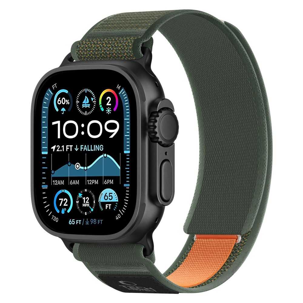 Tech-protect Nylon Elite Apple Watch 8 / 9 / 10 / 11 / 12 / Se / Ultra (44 / 45 / 46 / 49 Mm) Green/orange Tech-protect Nylon Elite Apple Watch 8 / 9 / 10 / 11 / 12 / Se / Ultra (44 / 45 / 46 / 49 Mm) Green/orange - Image 4