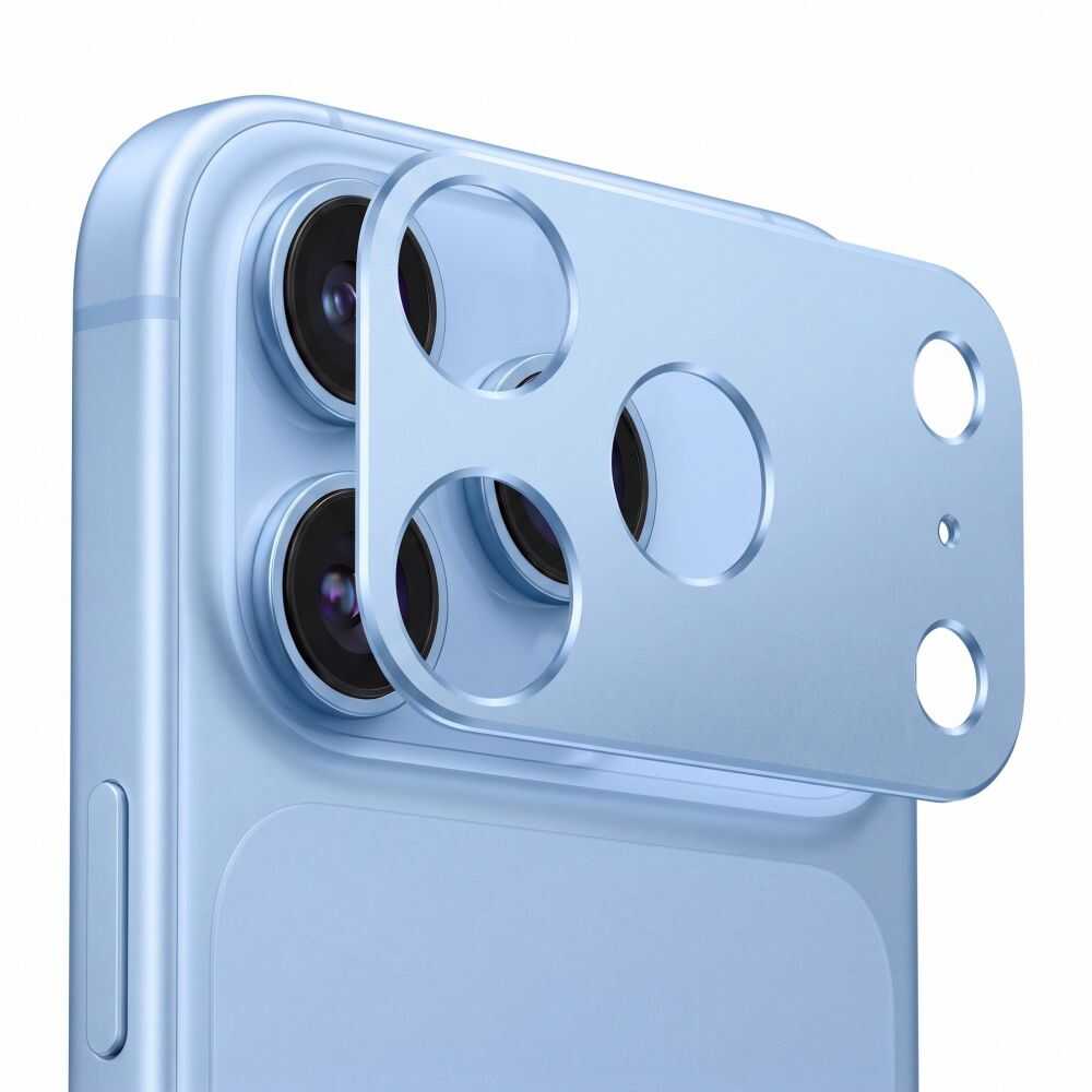 Alternative view of Tech-protect Camalloy Fit+ iPhone 18 Pro Light Blue