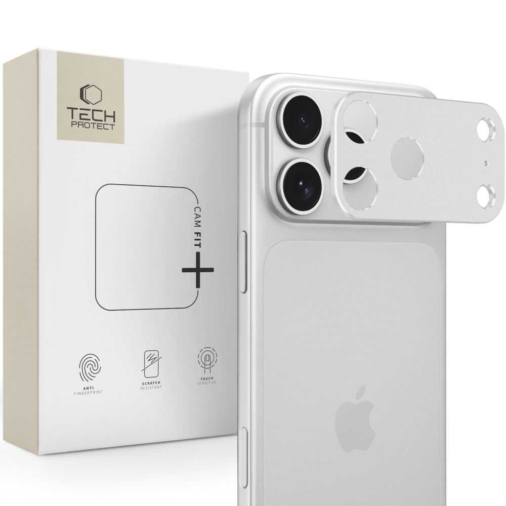 Alternative view of Tech-protect Camalloy Fit+ iPhone 18 Pro Silver