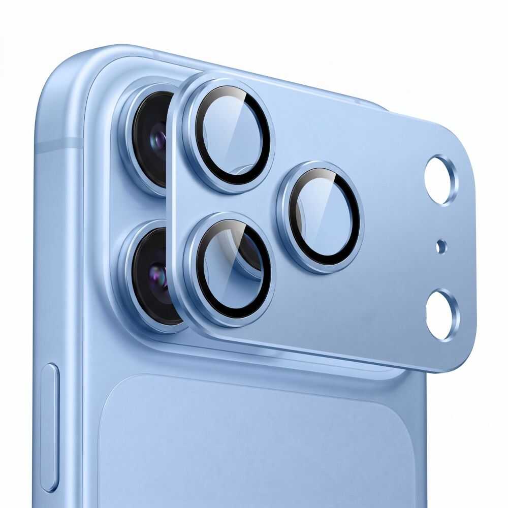 Alternative view of Tech-protect Camfull Fit+ iPhone 18 Pro Light Blue