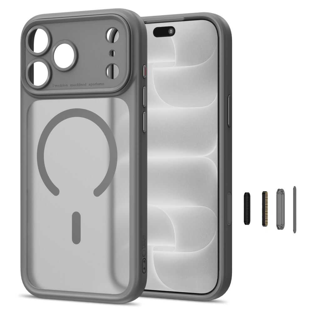 Tech-protect Magpeak Magsafe Cc Iphone 17 Pro / 18 Pro Matte Titanium Tech-protect Magpeak Magsafe Cc iPhone 17 Pro / 18 Pro Matte Titanium - Image 11