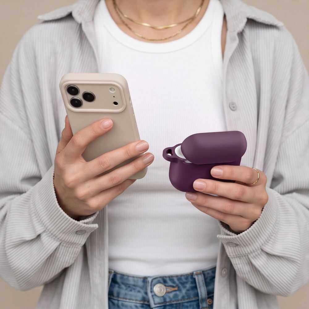 Tech-protect Silicone Hook Apple Airpods Pro 3 Burgundy Tech-protect Silicone Hook Apple Airpods Pro 3 Burgundy - Image 8
