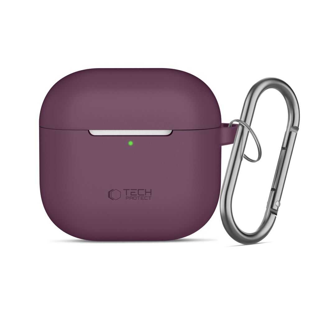 Tech-protect Silicone Hook Apple Airpods 4 / 5 Burgundy Tech-protect Silicone Hook Apple Airpods 4 / 5 Burgundy - Image 4