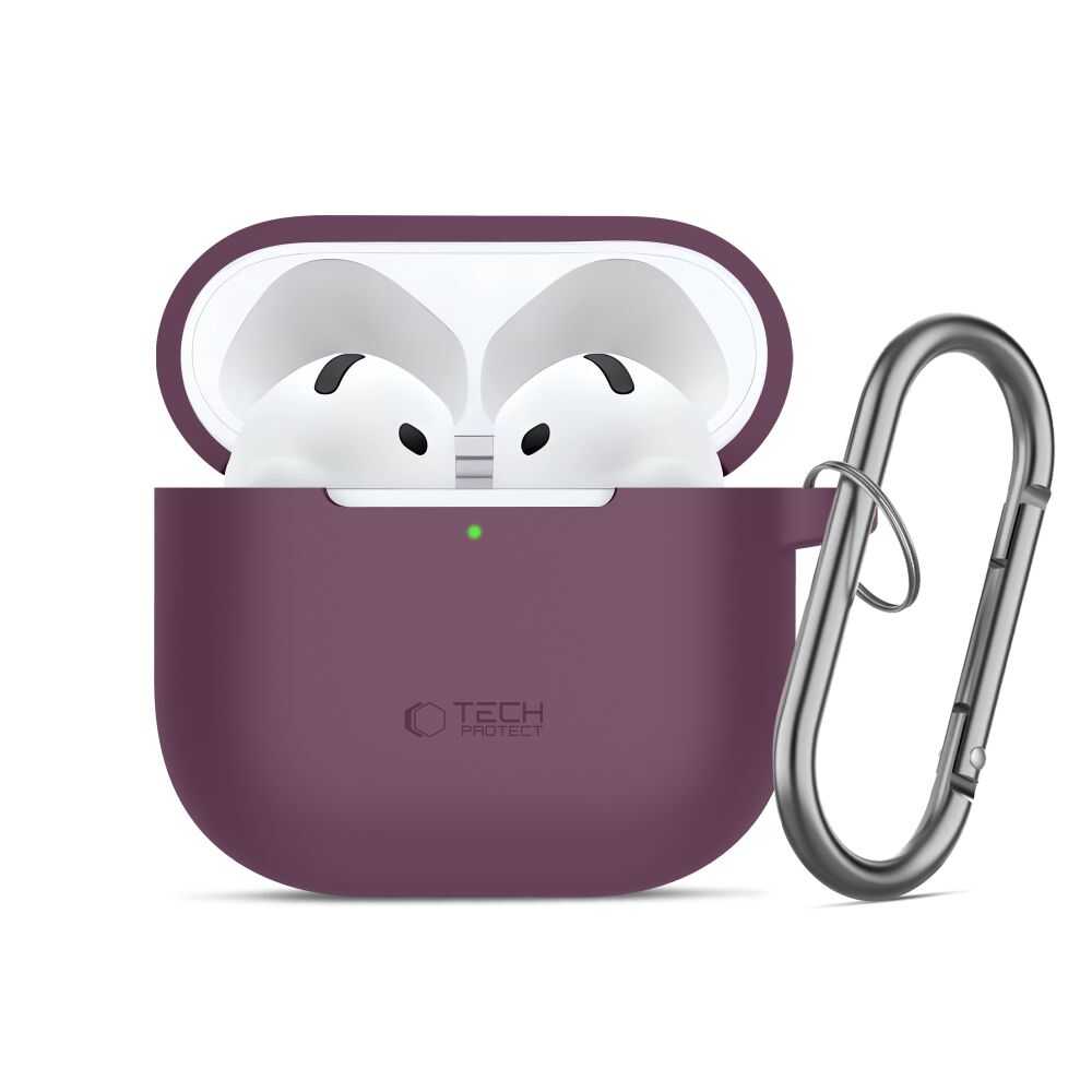 Tech-protect Silicone Hook Apple Airpods 4 / 5 Burgundy Tech-protect Silicone Hook Apple Airpods 4 / 5 Burgundy - Image 5