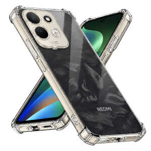 Techsuit - Shockproof Clear Silicone - Xiaomi Redmi 17 4G / 5G - Clear