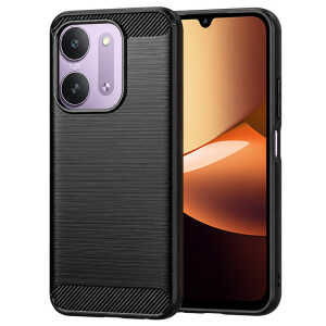Techsuit - Carbon Silicone - Xiaomi Redmi 17C 5G - Black