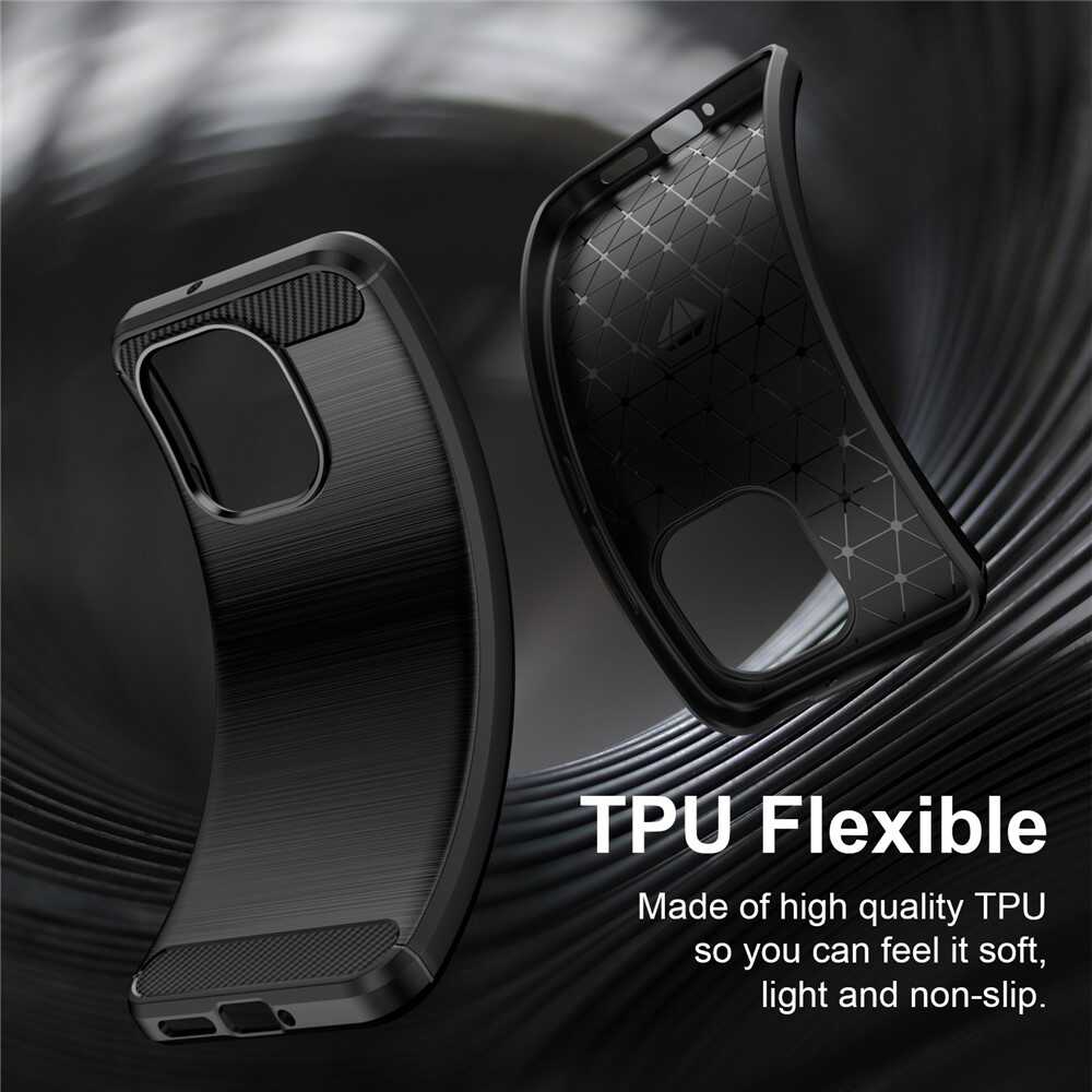 Alternative view of Techsuit - Carbon Silicone - Xiaomi Redmi 17C 5G - Black