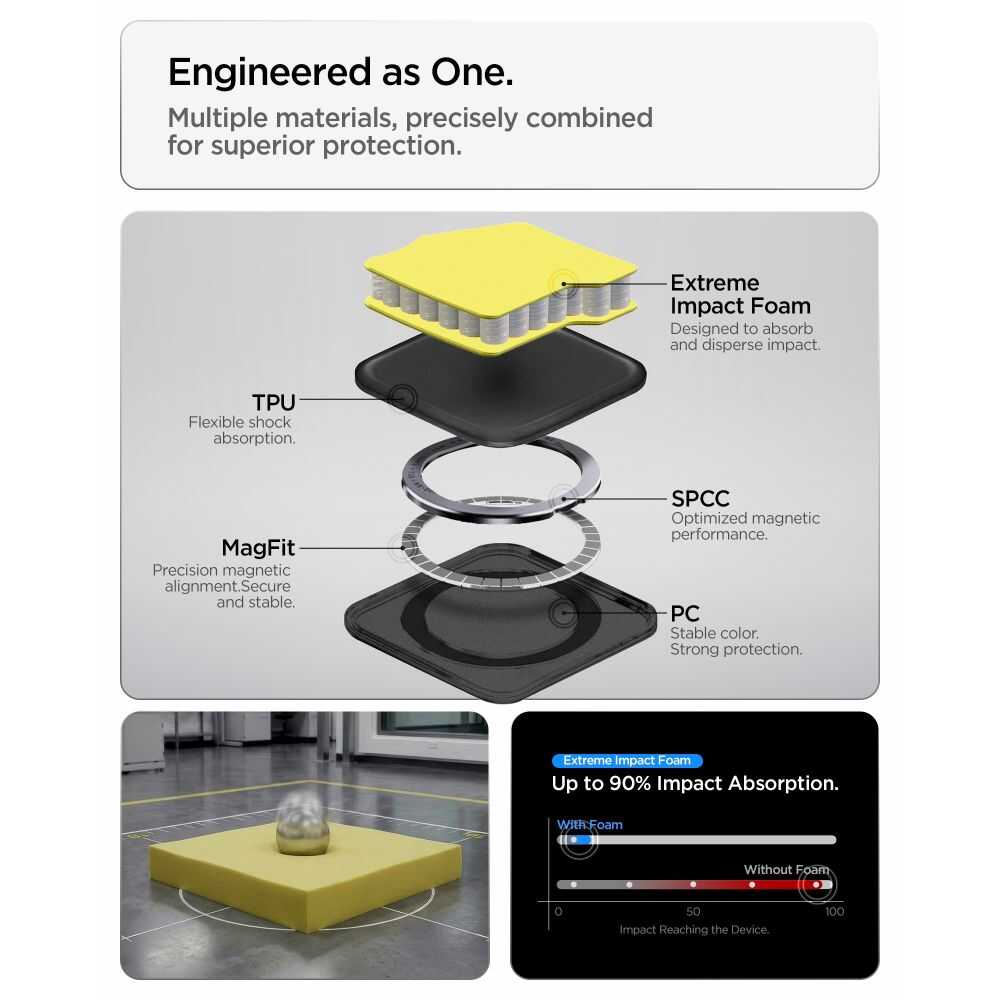 Spigen Tough Armor Mag Magsafe Galaxy S25 Fe / S26 Fe Black Spigen Tough Armor Mag Magsafe Galaxy S26 Fe Black - Image 11