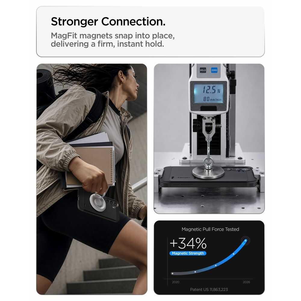 Spigen Tough Armor Mag Magsafe Galaxy S25 Fe / S26 Fe Black Spigen Tough Armor Mag Magsafe Galaxy S26 Fe Black - Image 8