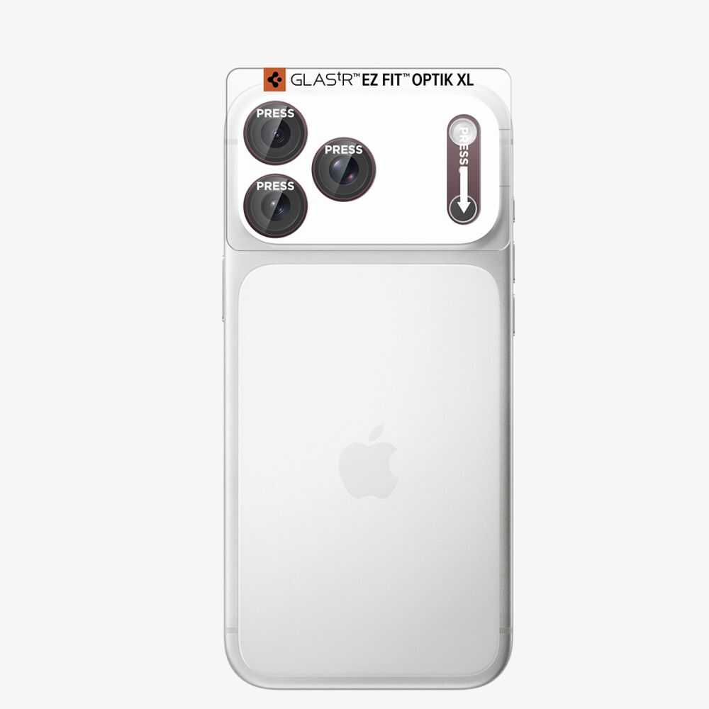Alternative view of Spigen Optik Pro Xl Glas.tr Ez Fit Camera Protector iPhone 18 Pro Burgundy
