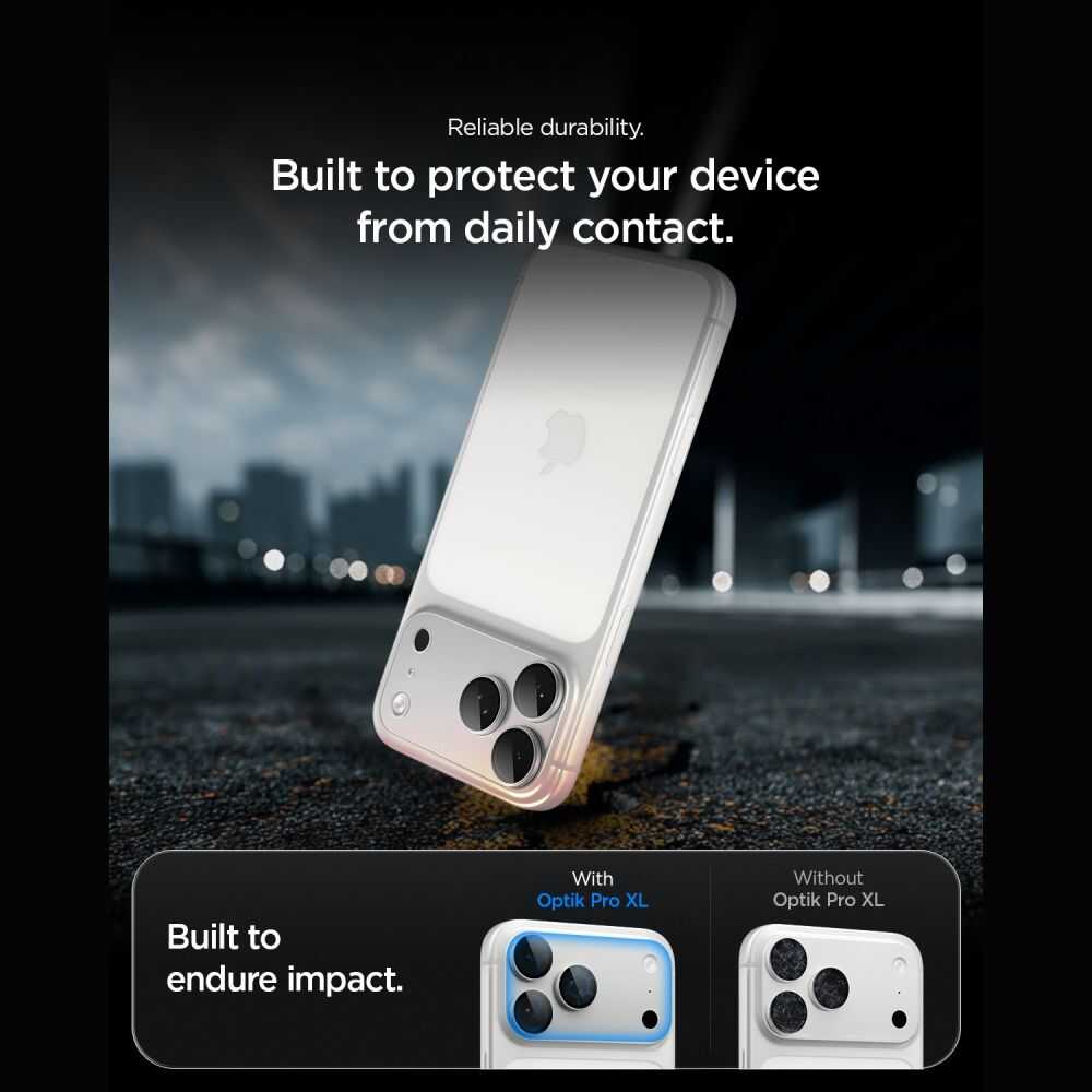 Spigen Optik Pro Xl Glas.tr Ez Fit Camera Protector Iphone 18 Pro Silver Spigen Optik Pro Xl Glas.tr Ez Fit Camera Protector iPhone 18 Pro Silver - Image 11