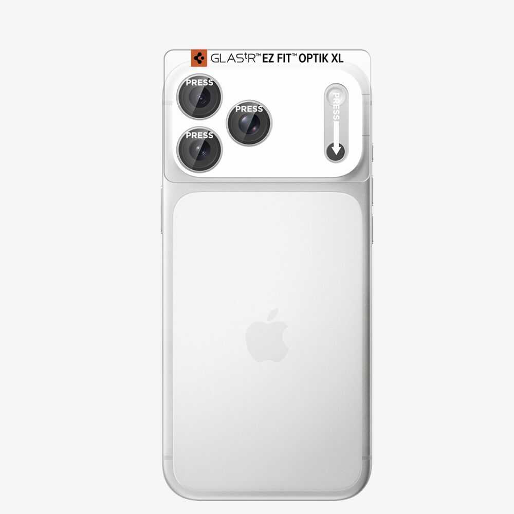 Spigen Optik Pro Xl Glas.tr Ez Fit Camera Protector Iphone 18 Pro Silver Spigen Optik Pro Xl Glas.tr Ez Fit Camera Protector iPhone 18 Pro Silver - Image 3