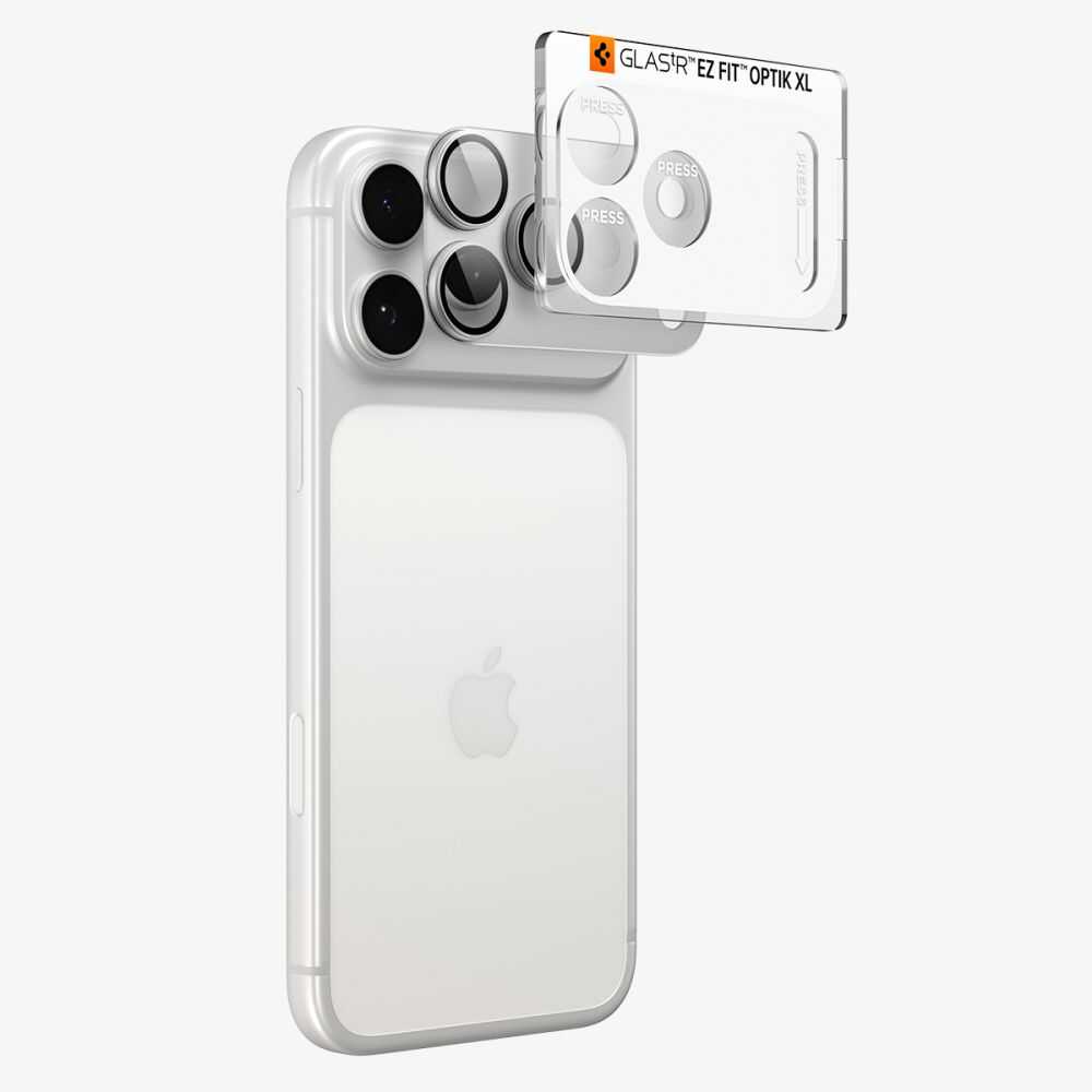 Spigen Optik Pro Xl Glas.tr Ez Fit Camera Protector Iphone 18 Pro Silver Spigen Optik Pro Xl Glas.tr Ez Fit Camera Protector iPhone 18 Pro Silver - Image 6