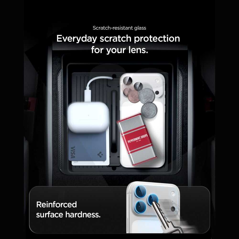 Spigen Optik Pro Xl Glas.tr Ez Fit Camera Protector Iphone 18 Pro Silver Spigen Optik Pro Xl Glas.tr Ez Fit Camera Protector iPhone 18 Pro Silver - Image 10