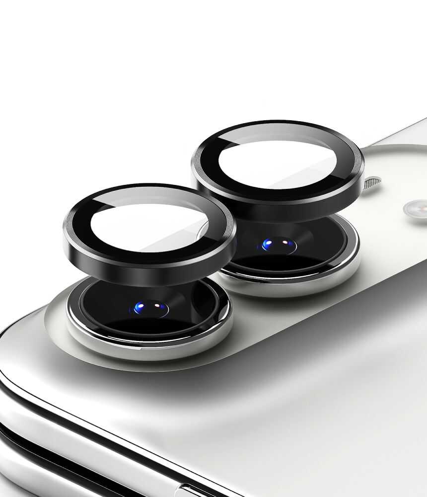 Alternative view of Ringke Camera Frame 2-pack iPhone Duo Black