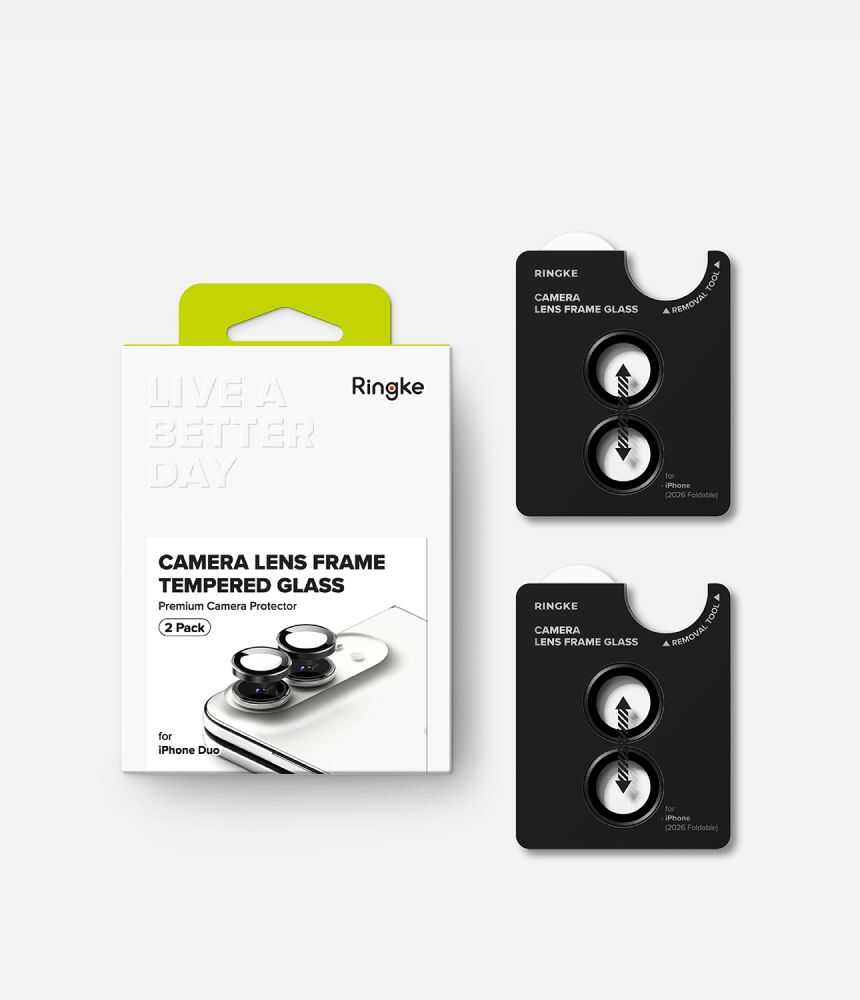 Ringke Camera Frame 2-pack Iphone Duo Black Ringke Camera Frame 2-pack iPhone Duo Black - Image 8